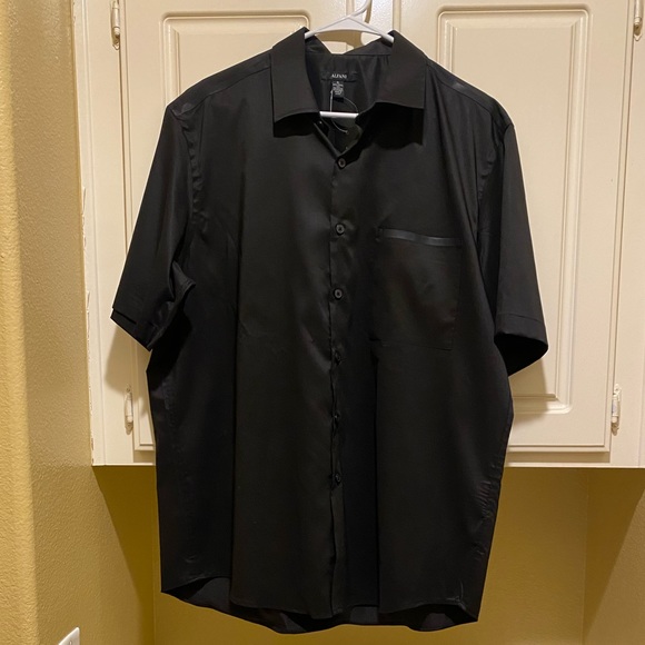 Men’s XL NWT Black Dress Shirt - Picture 1 of 3